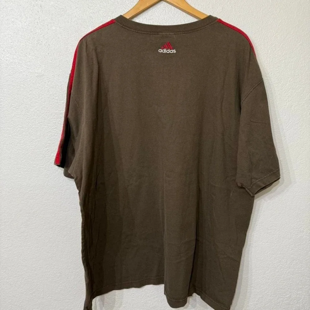adidas brown red